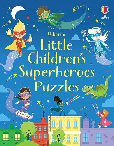 Little Children's Superheroes Puzzles (Little Children's Puzzle Pads): 1 (Little Children's Puzzles) von Usborne Publishing Ltd